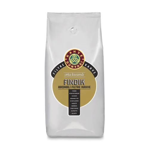 منتج تركي: 1 كغ فلتر قهوة بالبندق من قهوة دنياسي