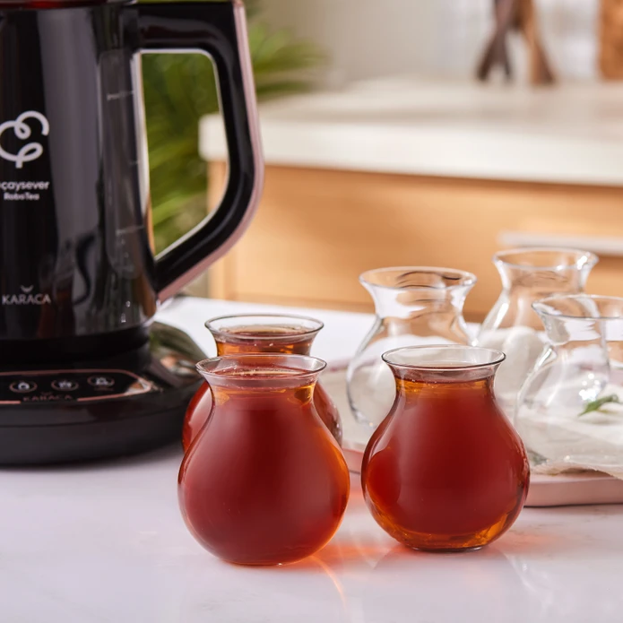 منتج تركي: تاتليجان طقم كاسات شاي تركية ٦ اشخاص
