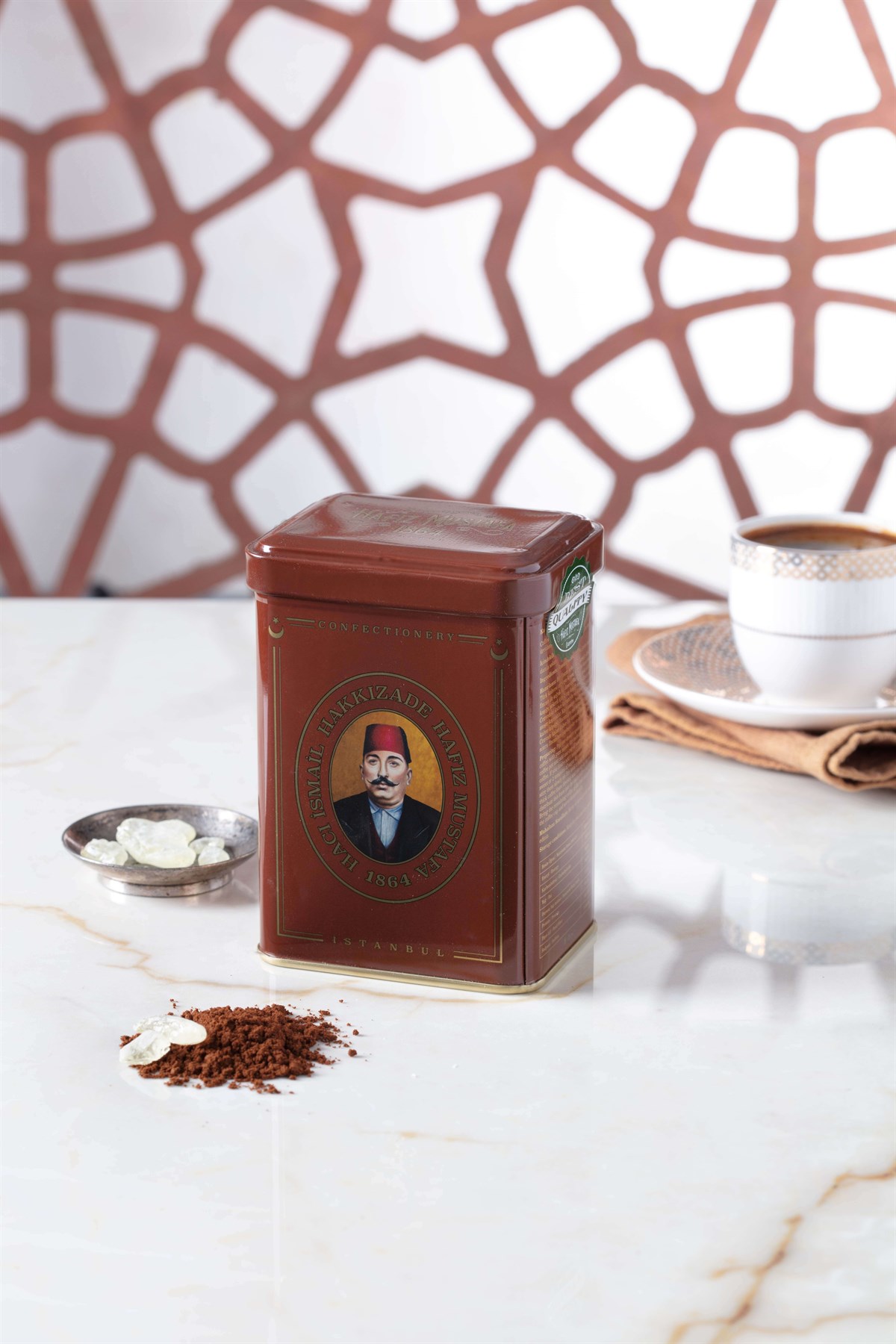 منتج تركي: قهوة بالمستكه بعبق التاريخ من حافظ مصطفى 170 غ